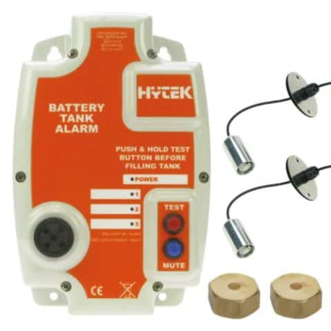 Battery ATEX Certified 3 Channel Tank Alarm (with Relays) 2 switches 2 caps