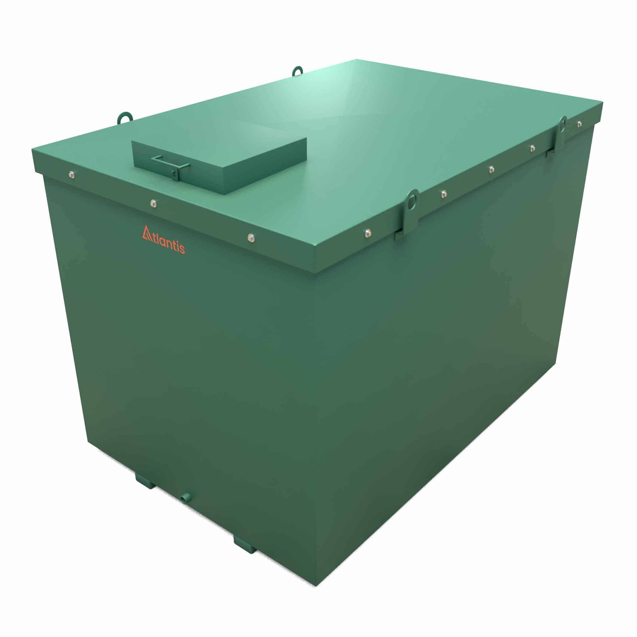 2250 Litre Triple Skinned Bunded Steel Tank with 30 min Integral Fire Resistance
