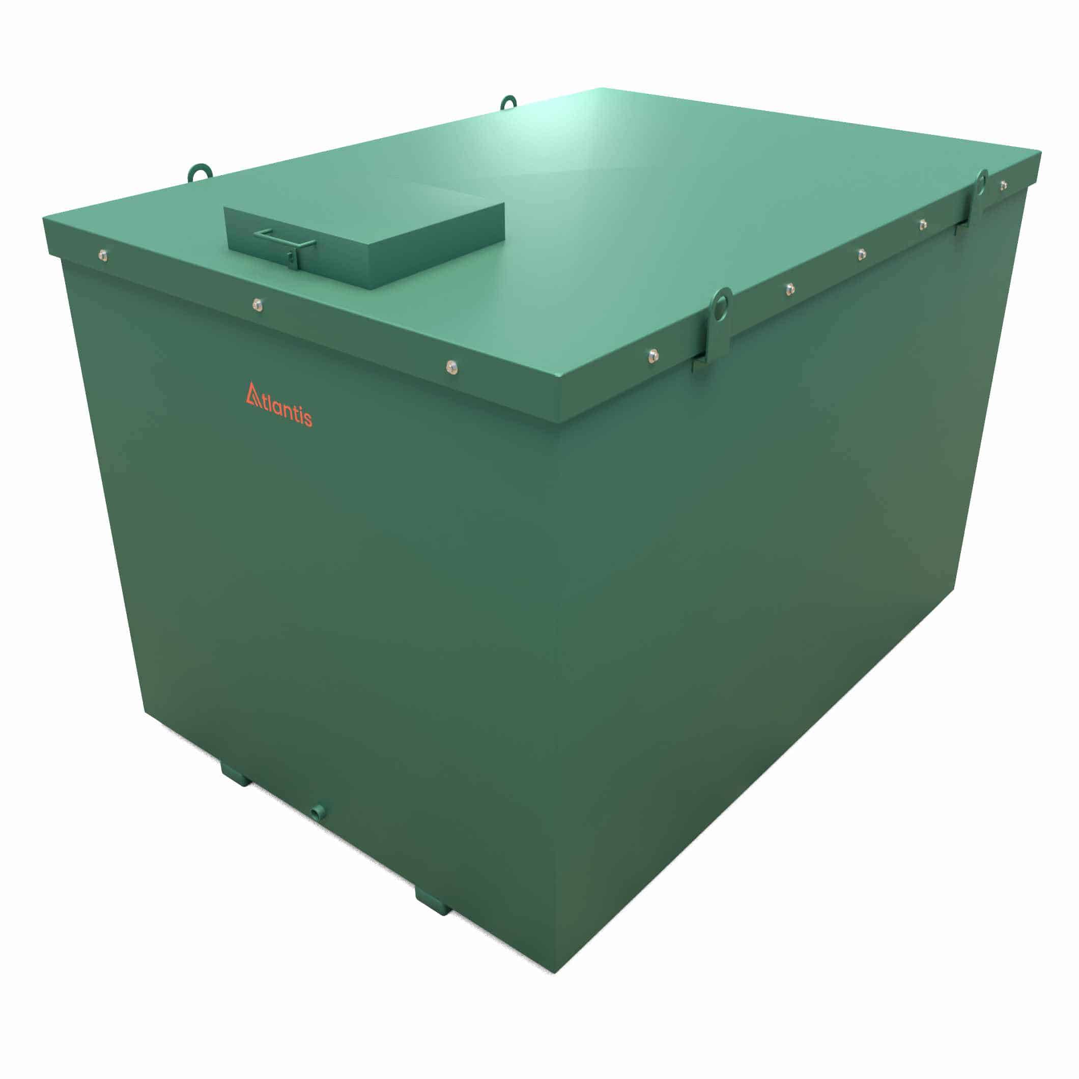 2700 Litre Triple Skinned Bunded Steel Tank with 60 min Integral Fire Resistance