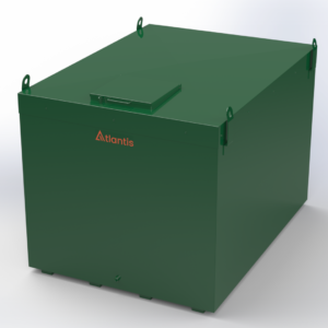 2250 Litre Triple Skinned Bunded Steel Tank with 30 min Fire Resistance