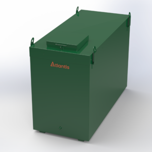 1050 Litre Triple Skinned Bunded Steel Tank with 60 min Fire Resistance