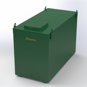 1350 Litre Triple Skinned Bunded Steel Tank with 60 min Fire Resistance