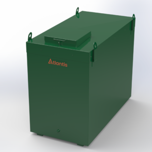 900 Litre Triple Skinned Bunded Steel Tank with 60 min Fire Resistance