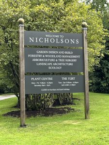 Nicholsons Sign Board