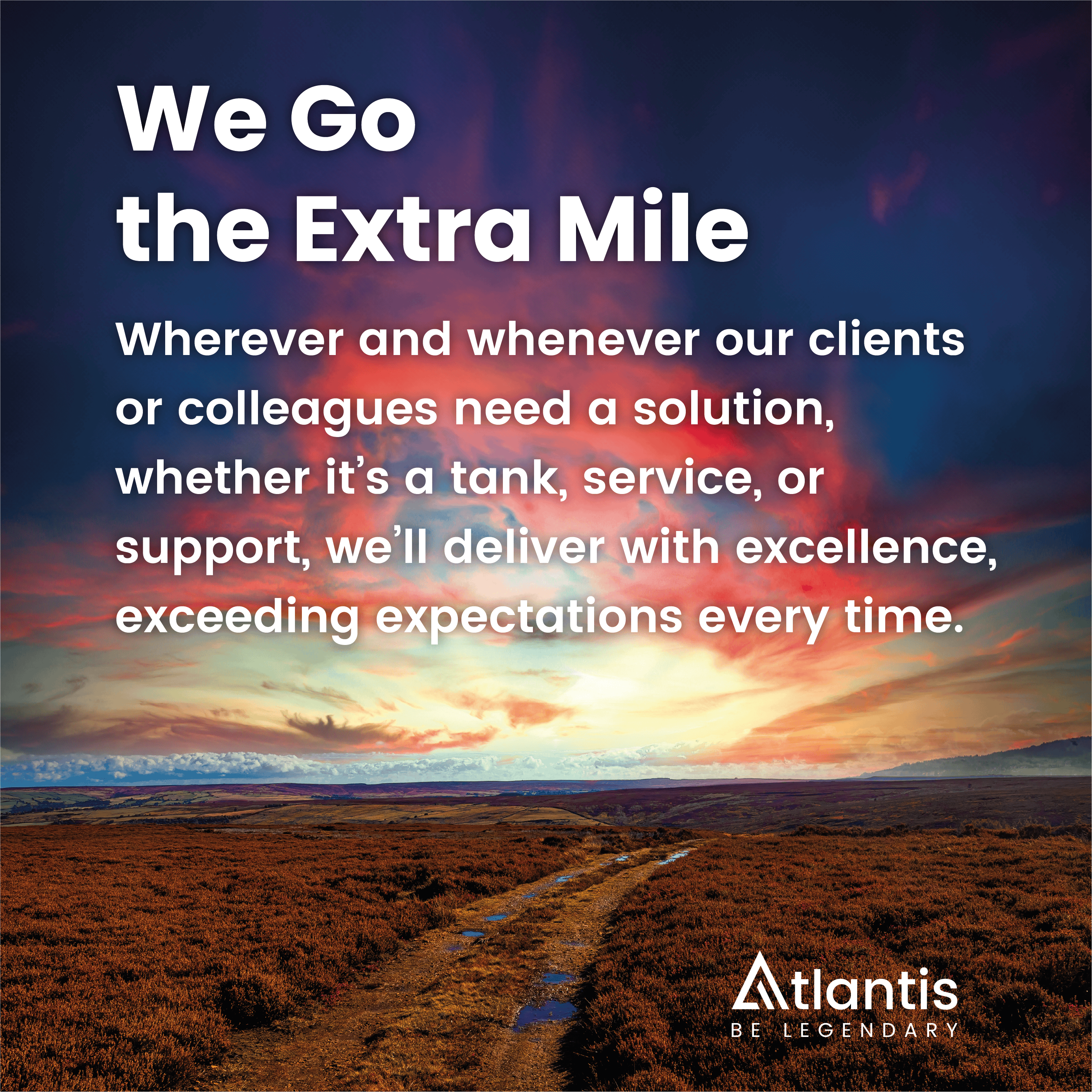 We go the extra mile