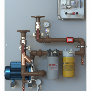 100 LPM Fuel Polisher & Control Panel (230V)