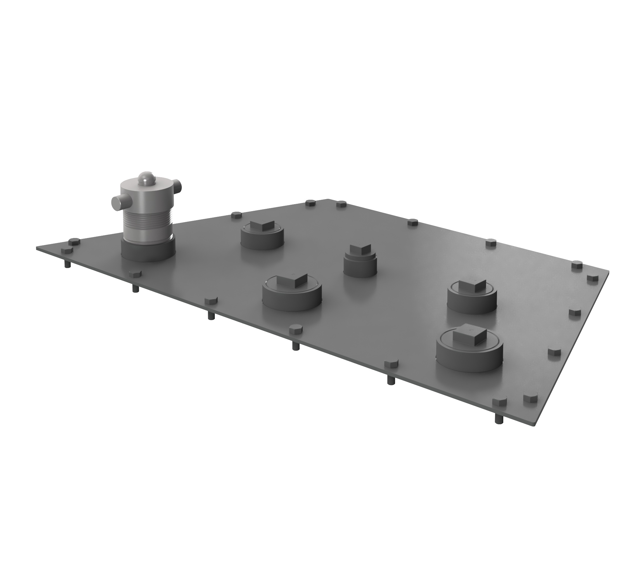 Imperium® Lube Oil Tank Top Fittings Plate (Large) Assembly