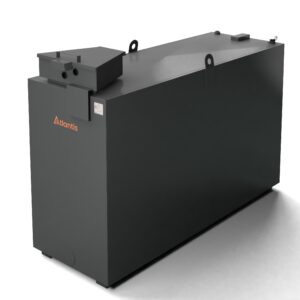 1550 litre Imperium® generator feed tank finished in slate grey