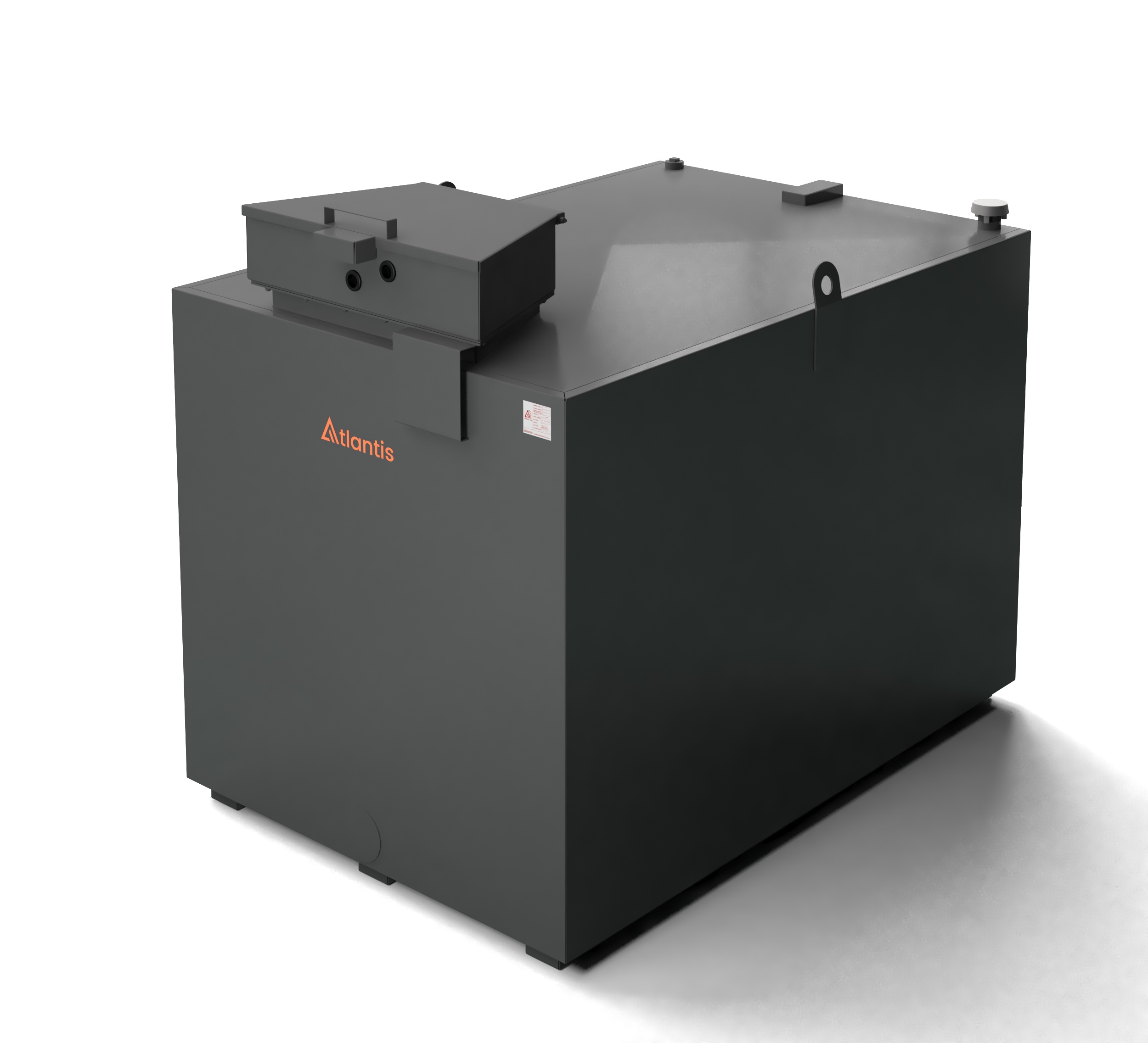 2300 litre Imperium® generator feed tank finished in slate grey