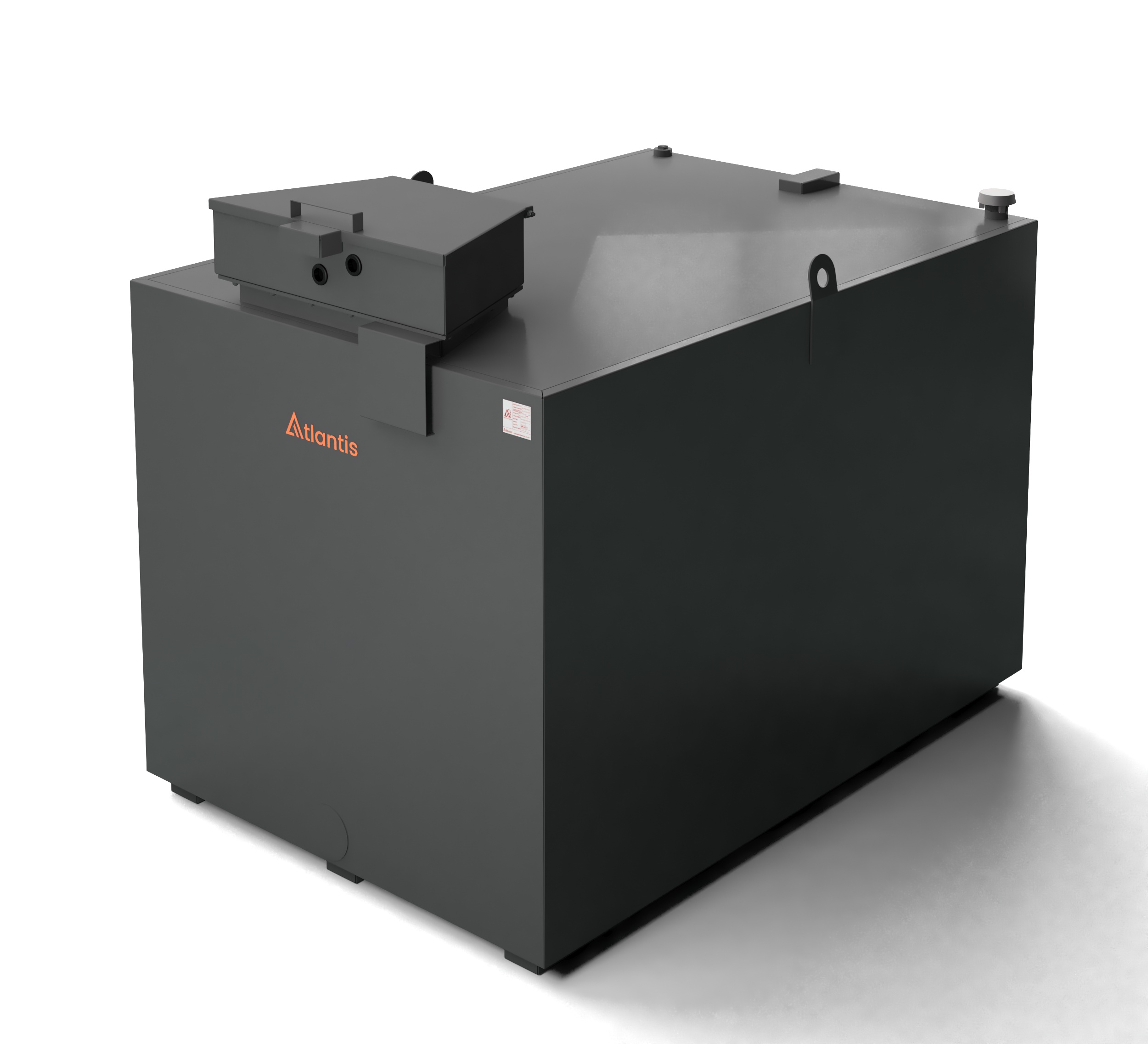 2550 litre Imperium® generator feed tank finished in slate grey