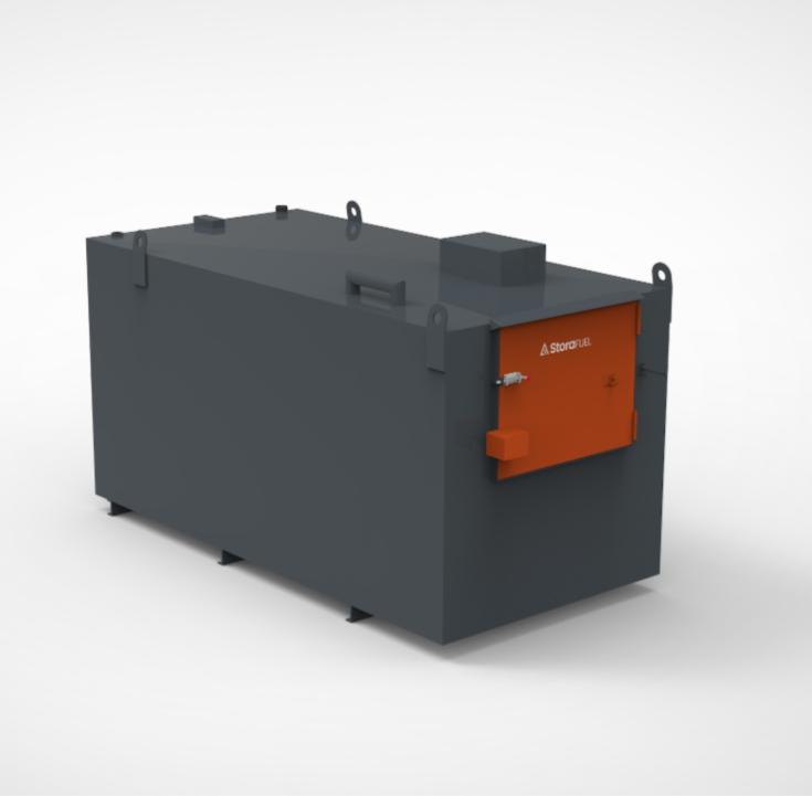 2550 Litre Steel Bunded Generator Bulk Tank