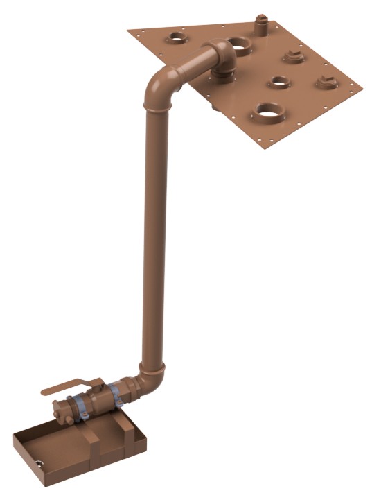 2″ Local Offset Fill Point – for 1.25m High Tanks