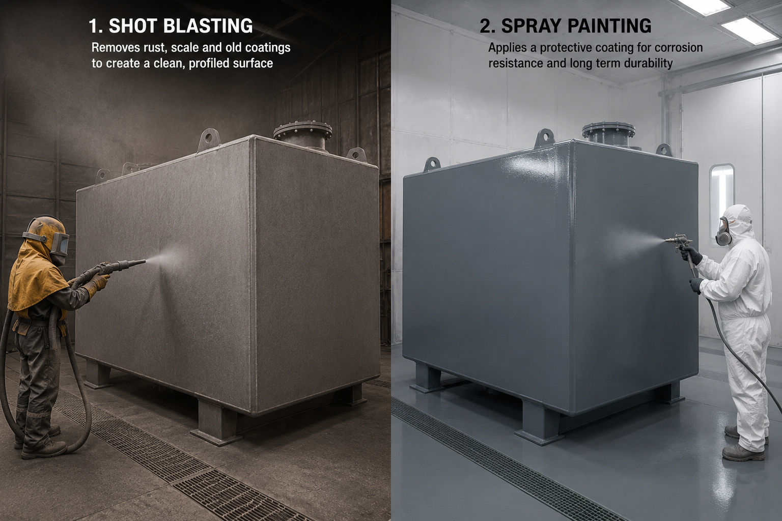 Paint Finish Upgrade – C5 Medium – for 100000 Litre Tank