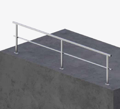Top Mount Guardrail – for Tanks up to 3m Wide