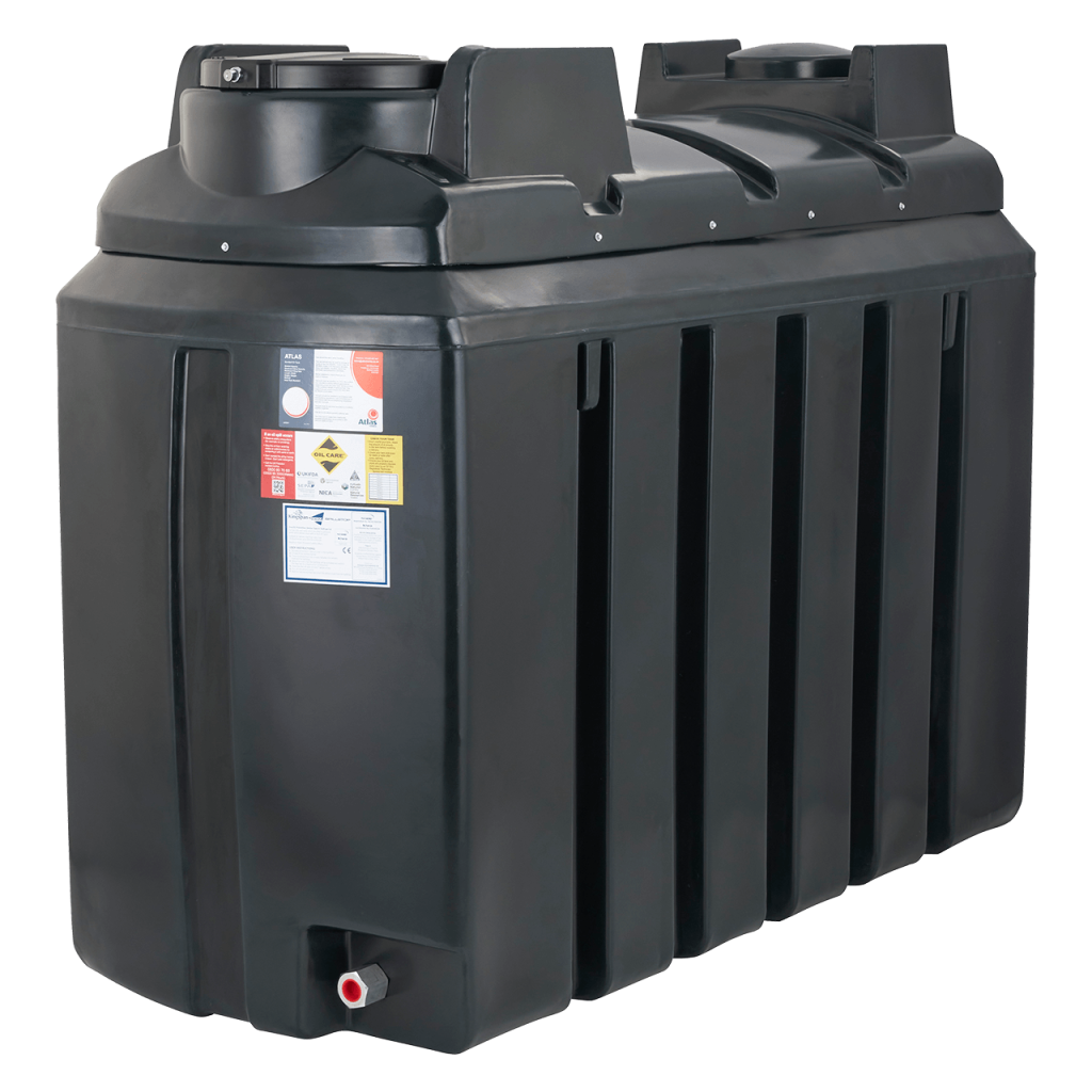 Atlas bunded plastic oil tank